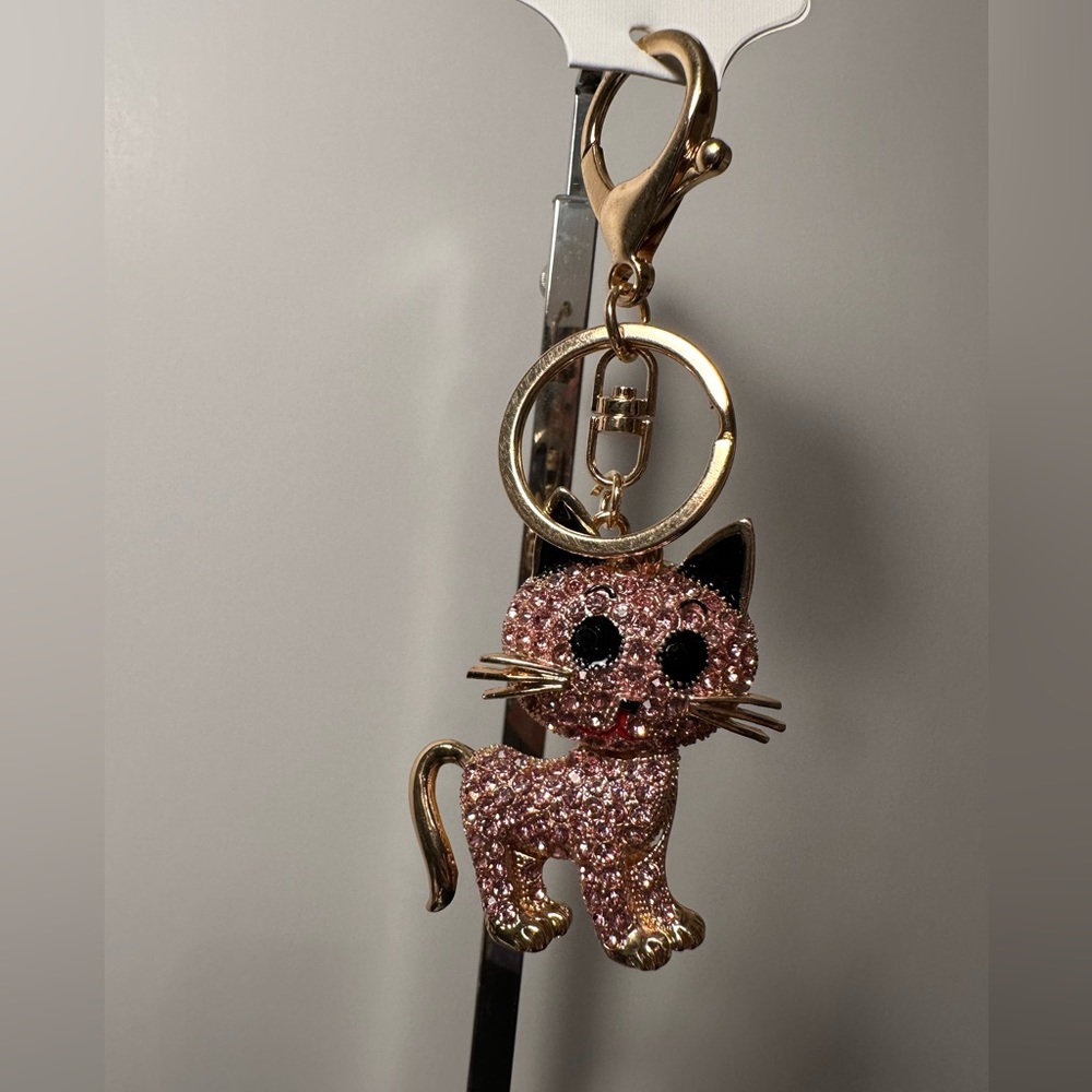 Cat purse charm or key chain NEW - Picture 2 of 5